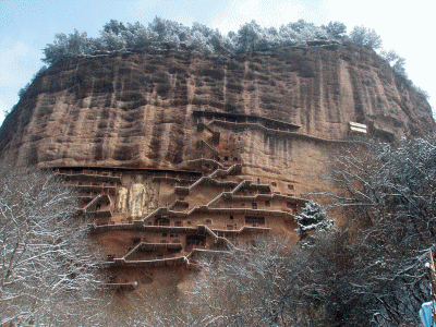 Arq, IV-V, Grutas de la Colina Maijishan, Provincia de Gansu 384-417
