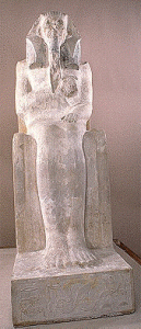 Escm XXXVII, Din III, Estatua sedente del faran Zoser, 2630-2611