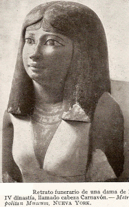 Esc, XXI-XXV DIN IV, Dama de Carmavon, Metropotitan Museum, N. York 2551-2467