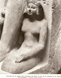 Esc, XVI-XV, DIN IV, Esposa de Kai, Epoca de Kefrn, M. Egipcio, El Cairo, 2520-2192