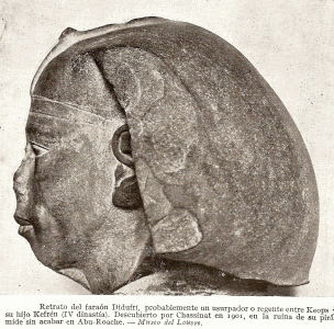 Esc, XXVI, DIN IV Retrato del faran Didufri 2525