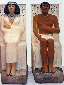 Esc, XXVII-XXVI DIN IV, Rahotep y Nefrit, M Egipo, El Cairo 2600-2500