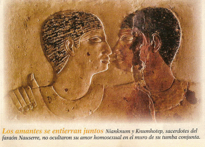 Esc, XXV, DIN XV, Nianknum y Knumhotep, amantes, homosexualidad, Epoca del faran, Niauserre Izi-Rarthures, 2453-2422