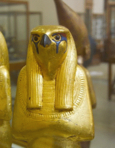 Esc, XIV, DIN XVIII, Horus, Tumba de Tutankhamn, M, Egipcio, El Cairo, 134-1325