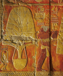 Esc, XV, DIN XVIII, Hombres con mirra desde el Punt, Epoca de Hatshepsut, Deir el Bahari, 1473-1458