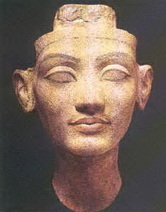 Esc, XIV, DIN XVIII, Nefertiti, esposa de Amenophis IV, Retrato, 1350-1334