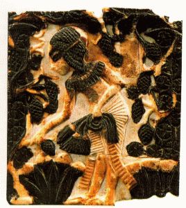 Esc, XIV, DIN XVIII, Princesa cogiendo uvas, Epoca de Amenophis IV, 1350-1334