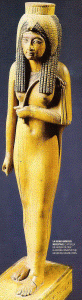 Esc, XVI DIN XVIII, Reina Nefertari, faran Amosis, M. del Louvre, Pars, 1539-1514