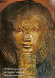 Esc, XV, DIN XVIII, Retrato de la Reina Hatshepsut como len, 1473-1458