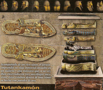 Esc, XIV, DIN XVIII, Sarcfagos de Tutankhamn, 1334-1325