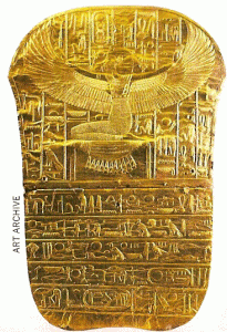 Esc, XIV, DIN XVIII. Segundo sarcfago de Tutankhamn, relieve, M. Egipcio, El Cairo, 1334-1325