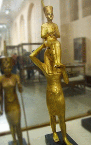 Esc, XIV, DINN XVIII, Tutankhamn y Menkaret, Tumba del faran, M. Egipcio, El Cairo, 1334-1325