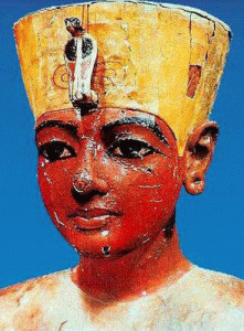 Esc, XIV, DIN XVIII, Retrato de Tutankhamn, 1334-1325