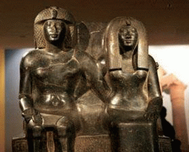 Esc, XIV, XVIII, Tutankhamn y esposa, 1334, 1325