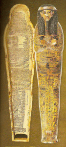 Esc, XI-X, DIN XXI, Sarcfago dle escriba Buehamn, poca de Psusennes I, Tebas, Egipto, 1040-992