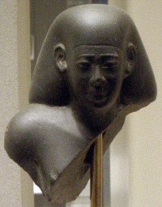 Esc, VI, DIN XXVI, Faran Apries, busto, egipcio, 589-570