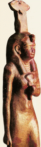 Esc, DIN III, Diosa Neftis, hermana de Isis y Osiris, encarnacin de la muerte, anterior a 1275
