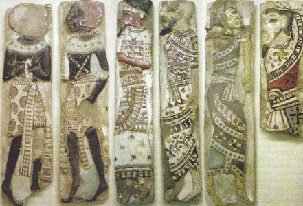 Esc, XII, DIN XX, Dos nubios, amorita, sirio e hitita, Ramss III, 1184-1153