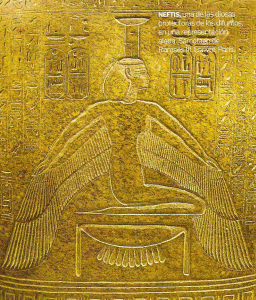 EScd, XII, DIN XX, Neftis diosa protectora de los difuntos, Tumba de Ramss III, M. del Louvre, Pars