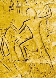 Esc, XII, DIN XX, Ramss III contra sus enemigos, Templo de Medinet Hab