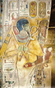 ESc, XIII, DIN XIX, DEti I Abraza a Osiris, Tumba del faran129a-1279