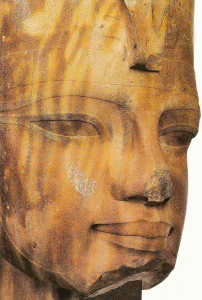 Esc, XIV, DIN XVIII, Retrato de Amenofhis, Perfil, Templo de Kom el Heittan, Tebas, Egipto, 1382-1344