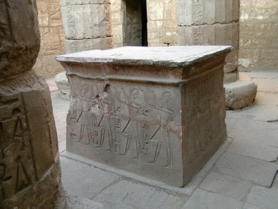 Esc, XX, Sala de la barca, Templo de Honsu, Karnak