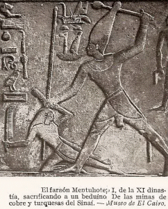 Esc, DIN XI, Menthuotep I aplasta a un enemigo, M. Egipcio, El Cairo, hacia 2200