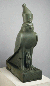 Escx, IV, DIN XXX, Faran Nectanebo II protegido por Horus, 360-343