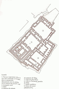 Arq, VIII aC. Ciudadela deJorsabad, Templo de Nabu, Perodo Neoasirio, planta
