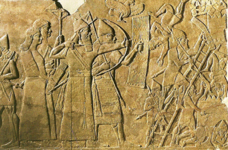 Esc, IX aC., Assurbanipal II, Palacio NO, Nimrud, British Museum, London, 883-859