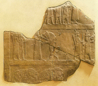 Esc, IX aC., Assurbanipal II, Nnive, Palacio N., British Museum, London, 883-859