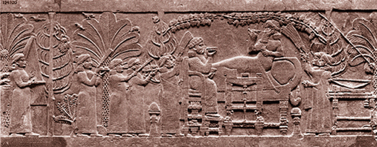 Esc, VGI, Ashurbanipal, relieve