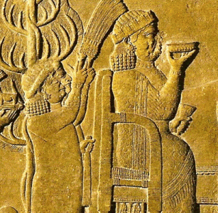Esc, VII aC., Relieve, British Museum, London