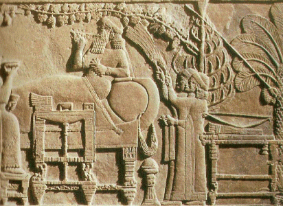 Esc, Relieve, Ashurbanipal, Palacio N., Nnicw, British Museum, London 668-631