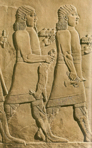 Esc, VII aC.,Sirvientes con la caza,  Relieve, Ashurbanipal, Palacio, Nnive, British Museum, London