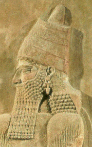 _Esc, VIII aC., Sargn II, Palacio real de Khorsabad, Siria, M. del Louvre, Pars, 721-705