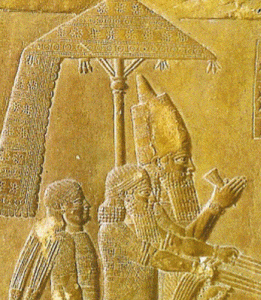 Esc, VIII aC., Relieve, Palacio de Assurbanipal, Nnive, M. del Louvre, Pars, 668-631