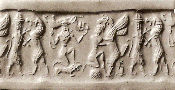 Esc, XVIII-XVII aC., Babilonios, Cilindrosello, Pierpont Monrgan Library, N. York, USA, 1800-1600