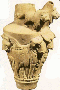 Esc, XX aC., Vaso cultual de Warka, M. Nacional, Bagdad, Irak
