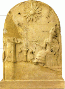 Esc, XXI aC., Estela de Susa, Asiria, M. del Louvre, Pars
