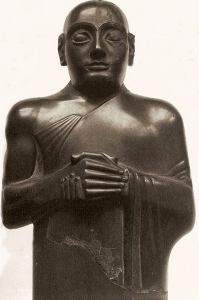 Esc, XXII, Busto de varn, Girsu, British Museum, Londres, RU:
