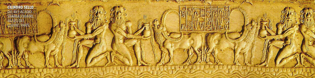 Esc, XXIII-XXII aC, Acadios, Rey Sharkalisharri, M. del Louvre, Pars, 2217-2193