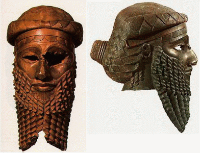 Esc, XXIV aC., Acadios, Cabeza de Sargn I, M. Nacional, Bagdad, Irak, 1350-1250