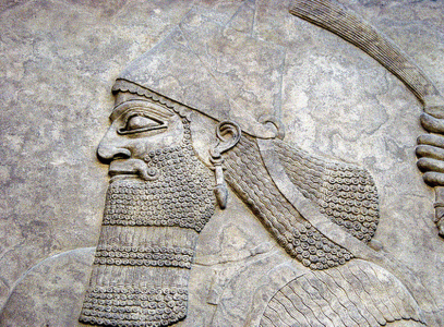 Esc, XXIV aC., Sargn I, relieve, M. Nacional, Bagdad, Irak, 1350-1250