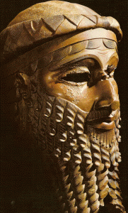 Esc, XXIV aC., Sargn I, rey de Acad y Sumer, bronce, M. Nacional, Bagdad, Irak