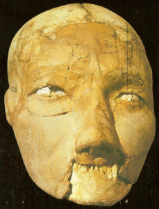 Esc LXXX aC, Crneo de Jeric, Sumerios, protodinsticok, M. Arqueolgico  Nacional, Amman, Jordania