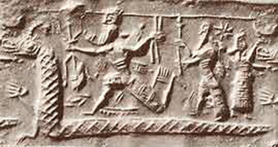 Esc, Cilindeosello, Impronta, Marduk y Tiamat, Siria
