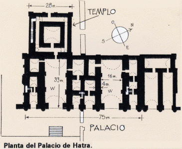 Arq, II, Palacio ciudadela de Hatra, finales de siglo