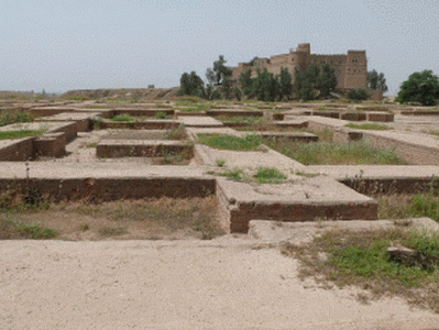Arq, VI aC., Apadana, Susa, ruinas